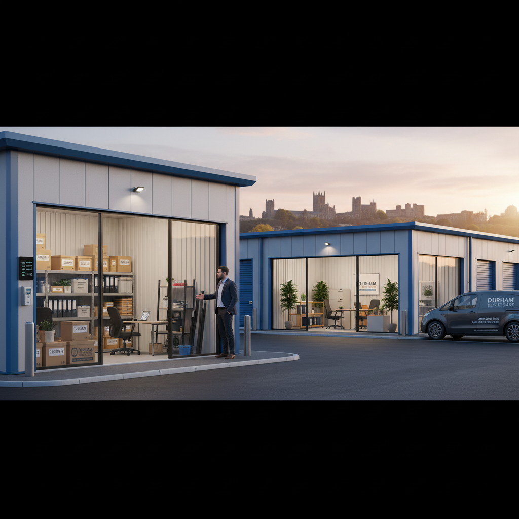 Illustration for the Find My Storage article: Small Business Storage Solutions in Durham: Workspace & Inventory Tips for 2026
