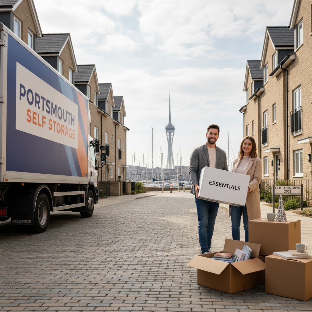 Illustration for the Find My Storage article: Moving House in Portsmouth 2026: Local Tips & Essential Guide