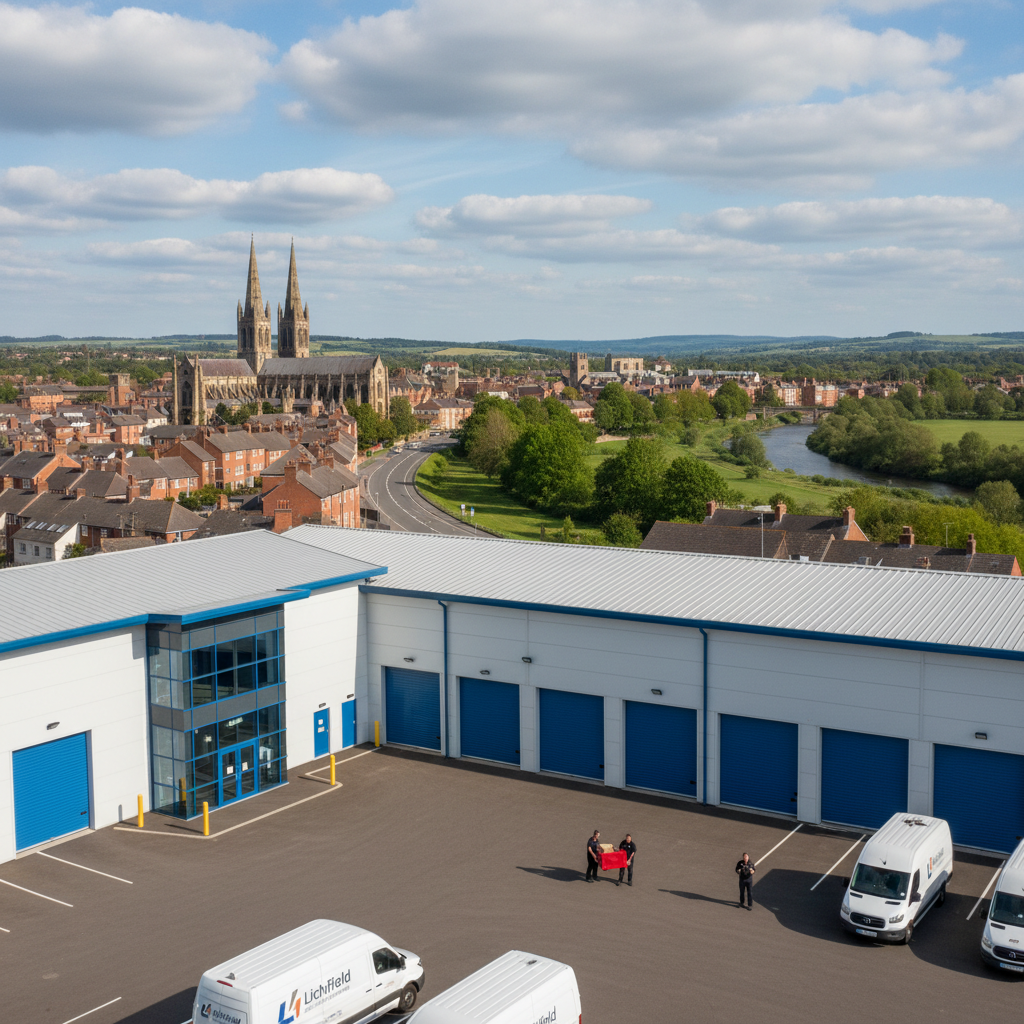 Illustration for the Find My Storage article: Moving House in Lichfield 2026: Your Complete Local Guide