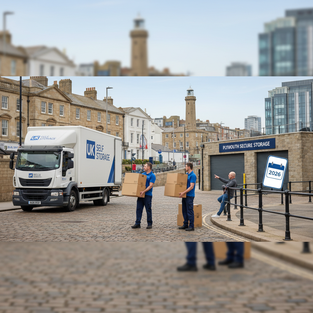 Illustration for the Find My Storage article: Moving House in Plymouth: Essential Local Tips for 2026