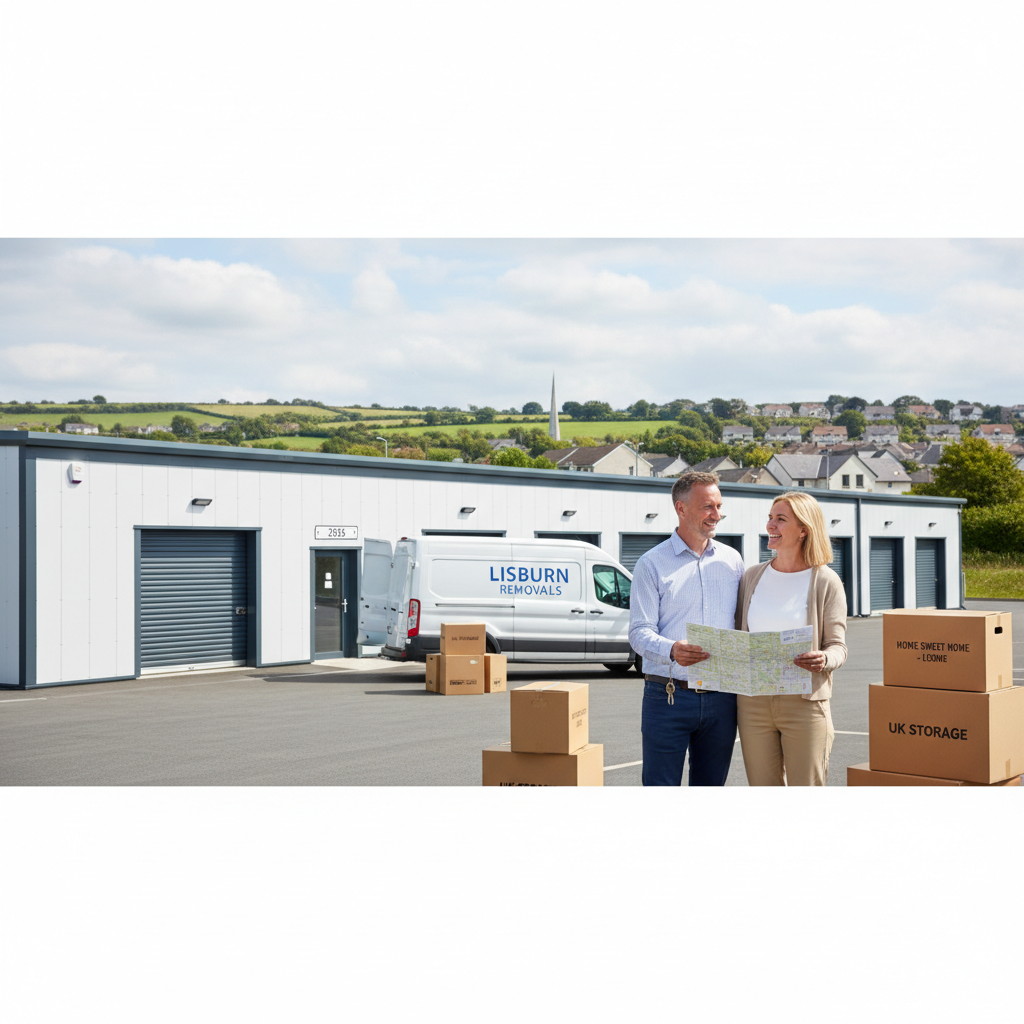 Illustration for the Find My Storage article: Moving House in Lisburn: Your Complete Local Guide for 2026