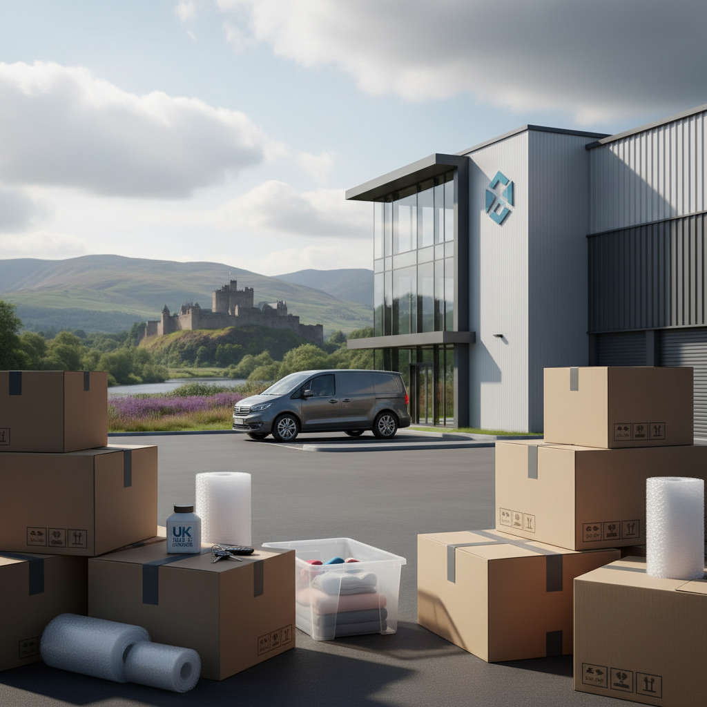 Illustration for the Find My Storage article: Moving House in Inverness: Local Tips & Essential Guide for 2026