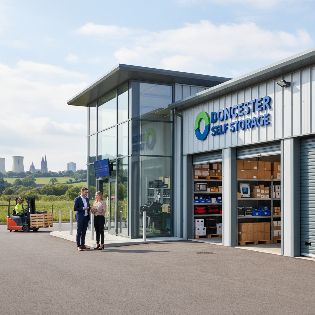 Illustration for the Find My Storage article: Small Business Storage Solutions in Doncaster: Tips for Local Entrepreneurs 2026