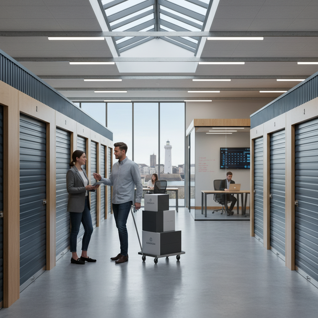 Illustration for the Find My Storage article: Small Business Storage Solutions Plymouth: Flexible Workspace Tips for 2026