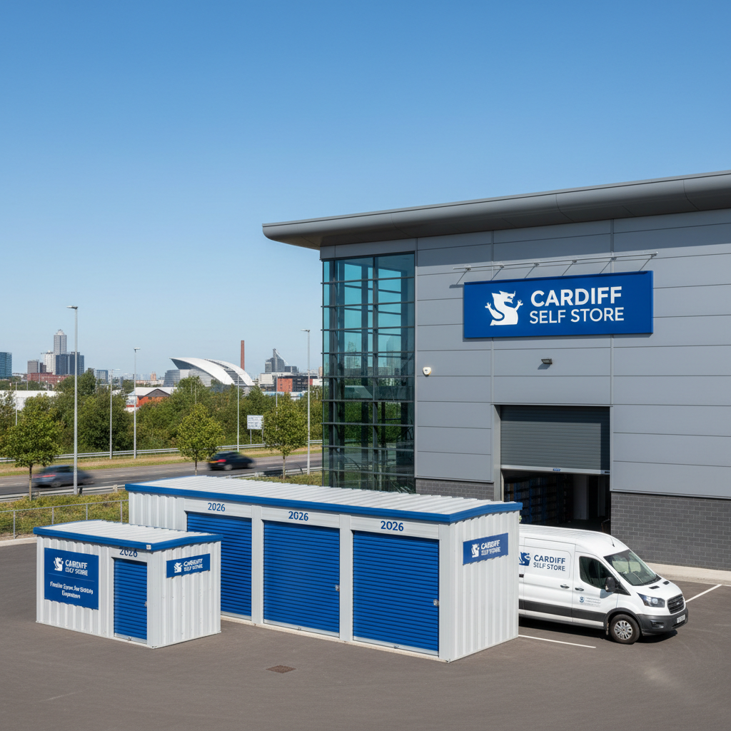 Illustration for the Find My Storage article: Small Business Storage Solutions Cardiff 2026: Flexible Space for Growing Enterprises